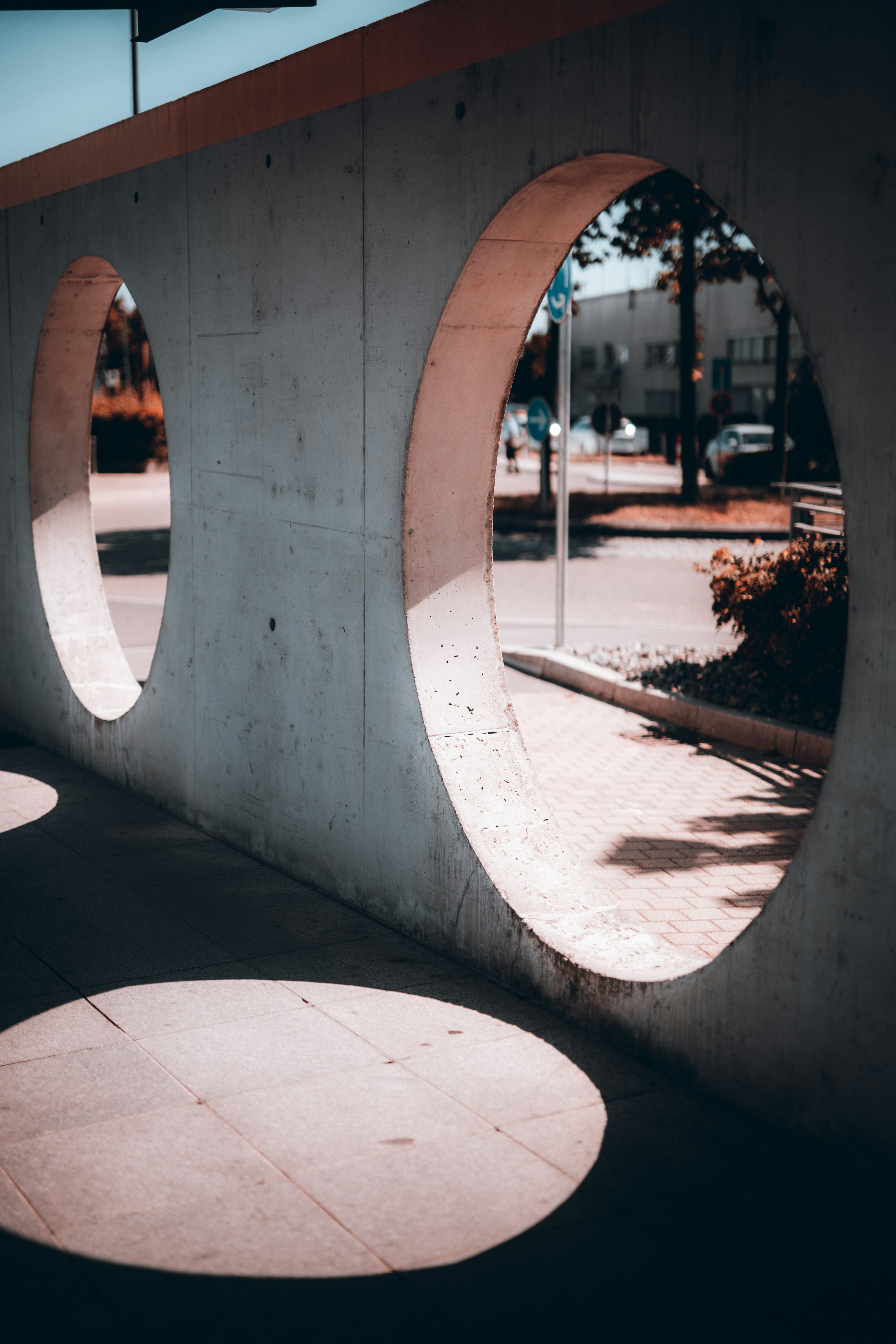 brown and white concrete building